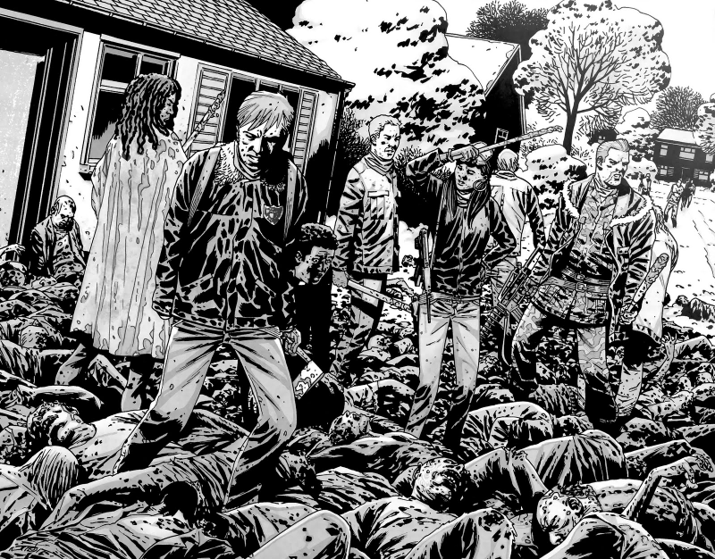 Charlie Adlard art from The Walking Dead